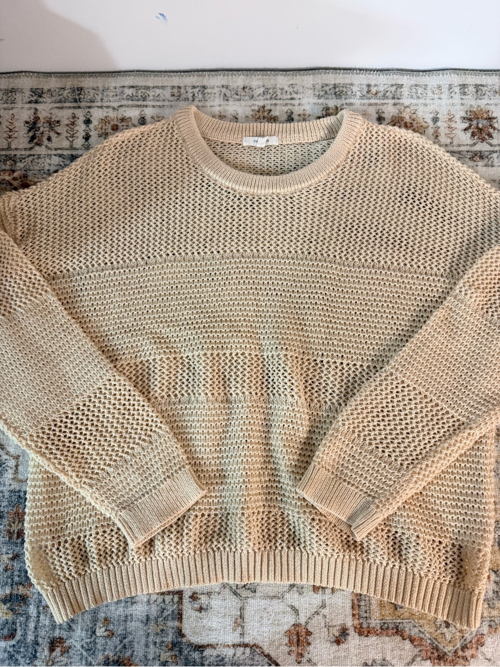 Maurices cream beige knit sweater